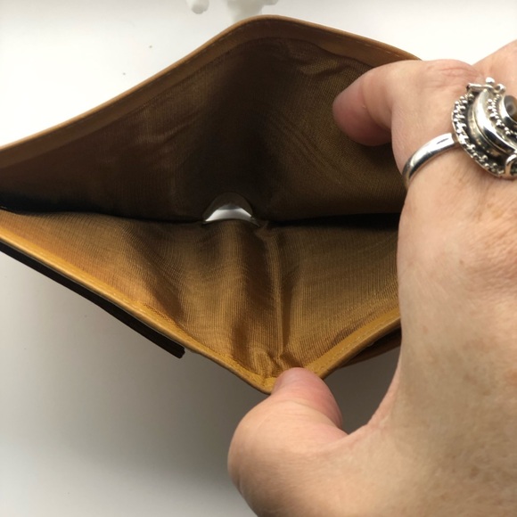 Celine Macadam Kisslock Coated Canvas and Leather Wallet EUC- Beautiful - Picture 6 of 10